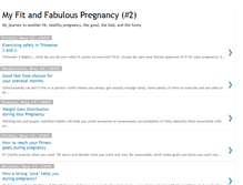 Tablet Screenshot of fitandfabulouspregnancy2.blogspot.com