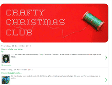 Tablet Screenshot of craftychristmasclub.blogspot.com