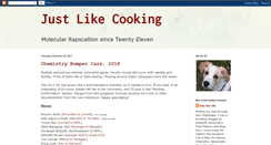 Desktop Screenshot of justlikecooking.blogspot.com