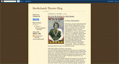 Desktop Screenshot of borderlandstheater.blogspot.com