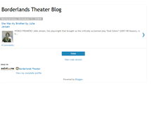 Tablet Screenshot of borderlandstheater.blogspot.com
