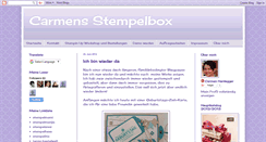 Desktop Screenshot of carmensstempelbox.blogspot.com