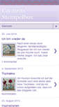 Mobile Screenshot of carmensstempelbox.blogspot.com