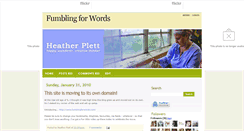 Desktop Screenshot of fumblingforwords.blogspot.com