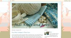 Desktop Screenshot of judiknitsandsews.blogspot.com