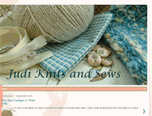 Tablet Screenshot of judiknitsandsews.blogspot.com