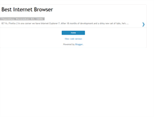 Tablet Screenshot of best-internet-browser.blogspot.com