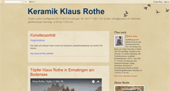Desktop Screenshot of keramikklausrothe.blogspot.com