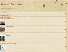 Tablet Screenshot of keramikklausrothe.blogspot.com