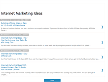Tablet Screenshot of internet-marketing-idea.blogspot.com