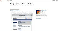 Desktop Screenshot of lesbahasajermanonline.blogspot.com