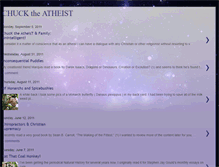 Tablet Screenshot of chucktheatheist.blogspot.com