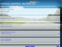 Tablet Screenshot of hostilecontrol.blogspot.com