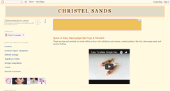 Desktop Screenshot of christelsands.blogspot.com