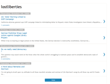 Tablet Screenshot of lostliberties.blogspot.com