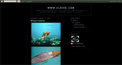 Desktop Screenshot of aldive.blogspot.com