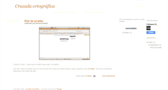 Desktop Screenshot of cruzadaortografica.blogspot.com