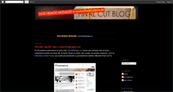 Desktop Screenshot of finalcutblog.blogspot.com