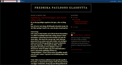 Desktop Screenshot of fredrikasglashytta.blogspot.com