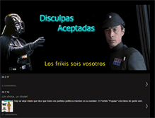 Tablet Screenshot of disculpasaceptadas.blogspot.com