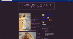 Desktop Screenshot of melissazietz.blogspot.com