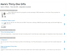 Tablet Screenshot of maries31gifts.blogspot.com