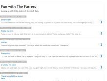 Tablet Screenshot of farrerfamilyfun.blogspot.com