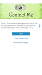 Mobile Screenshot of dreamtimeconsulgingcontact.blogspot.com