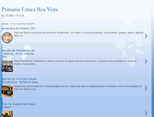 Tablet Screenshot of primariaestacaboavista.blogspot.com