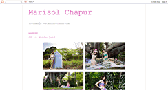 Desktop Screenshot of marisolchapur.blogspot.com