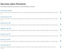 Tablet Screenshot of decretospensiones.blogspot.com