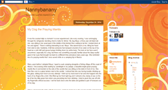 Desktop Screenshot of nannybanany.blogspot.com