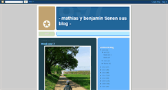 Desktop Screenshot of mathiastienesublog.blogspot.com