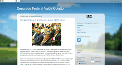 Desktop Screenshot of deputadofederalvaldircolatto.blogspot.com