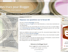 Tablet Screenshot of mestrucspourblogger.blogspot.com