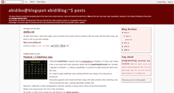 Desktop Screenshot of abidibo.blogspot.com