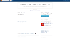 Desktop Screenshot of northstar-learning-express.blogspot.com