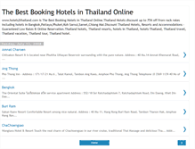 Tablet Screenshot of hotels-of-thailand.blogspot.com