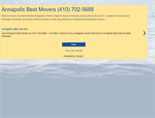 Tablet Screenshot of annapolisbestmovers.blogspot.com