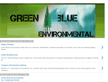 Tablet Screenshot of greenblueenvironmental.blogspot.com