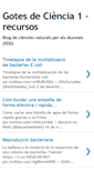 Mobile Screenshot of gotesdeciencia.blogspot.com