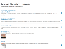 Tablet Screenshot of gotesdeciencia.blogspot.com