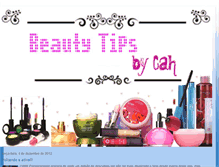 Tablet Screenshot of beautytipsbycah.blogspot.com