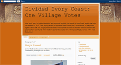 Desktop Screenshot of onevillagevotes.blogspot.com