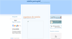 Desktop Screenshot of misionsagradafamilia.blogspot.com