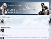 Tablet Screenshot of leondelasindias.blogspot.com