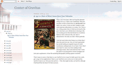 Desktop Screenshot of centerofgravitas.blogspot.com