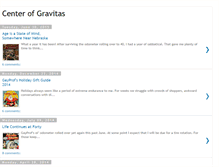 Tablet Screenshot of centerofgravitas.blogspot.com