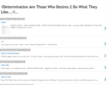 Tablet Screenshot of determinationsuccess.blogspot.com