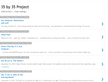 Tablet Screenshot of 35by35project.blogspot.com
